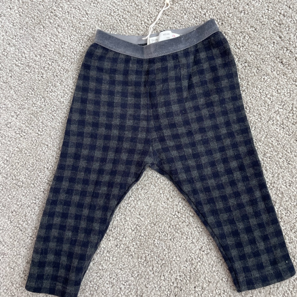 Zara checked leggings